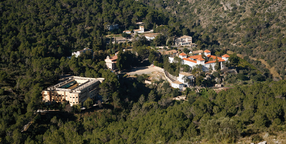 Vista aérea del Sanatorio de Fontilles