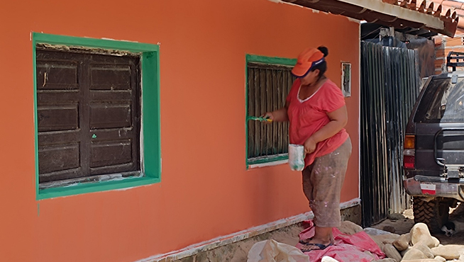 Construcción de viviendas para prevenir Mal de Chagas Bolivia Fontilles